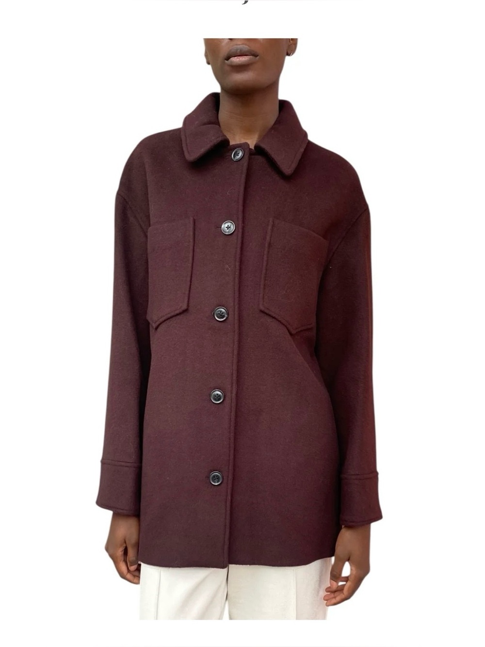 SAMSOE SAMSOE Dione shirt jacket Wool blend